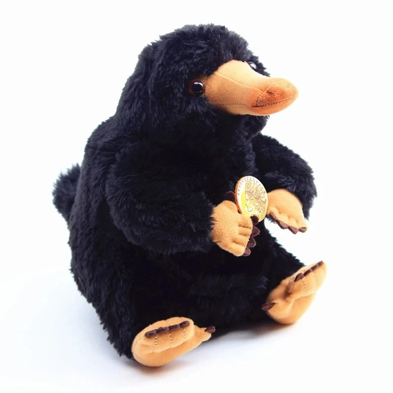 18cm 환상적인 짐승과 찾을 수 있는 곳 Niffler 인형 플러시 장난감 검은 Duckbills 어린이를위한 부드러운 인형 동물 선물