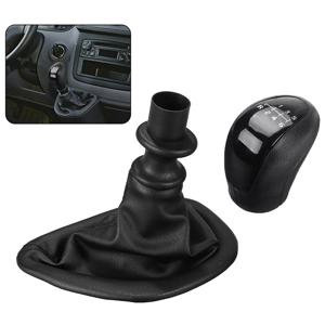 메르세데스 W639 VITO 2003-10 수동 기어 시프트 노브 액세서리 용 Gaitor 부츠 커버가있는 6 단 자동차 기어 시프트 노브