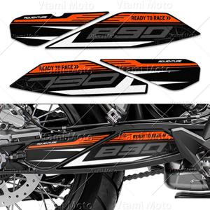 KTM Duke 790 890S 890R 890GP 어드벤처 790 890 Adv 오토바이 스윙 암 스티커 회전 샤프트 보호 데칼 방수