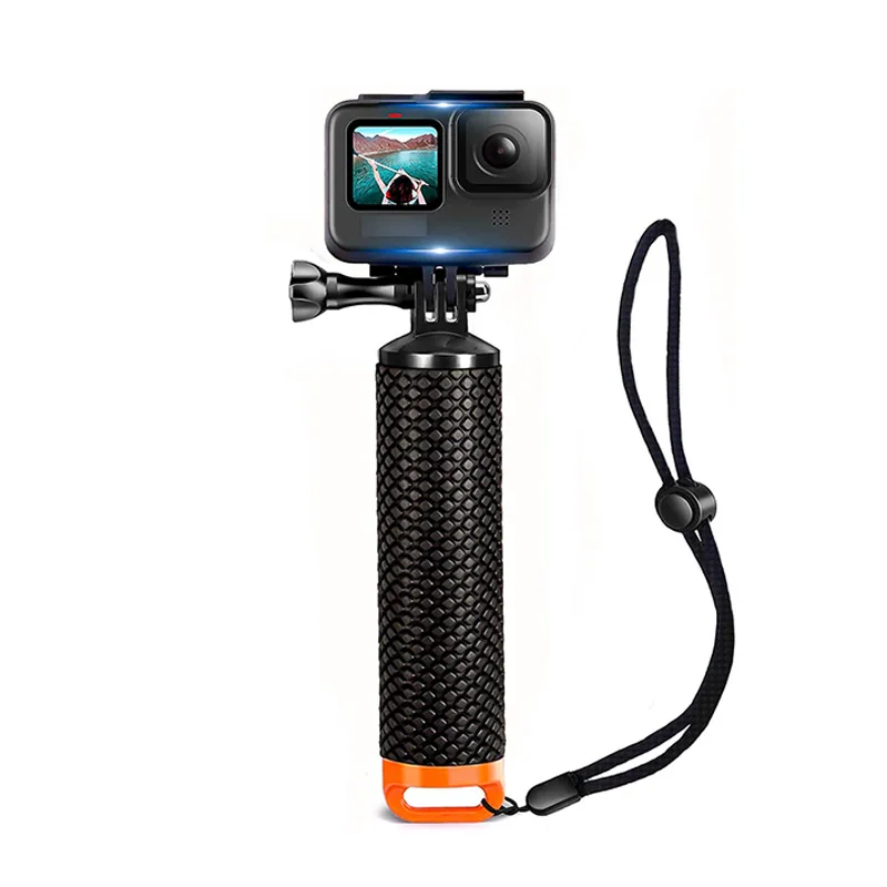 GoPro 12 11 10 9 8 용 액션 카메라 워터 플로팅 핸드 그립 Yi SJ4000 DJI Osmo 용 수중 GoPro 핸드 스틱 모노 포드 폴