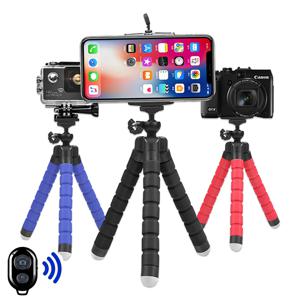 전화 용 삼각대 모바일 카메라 홀더 클립 스포츠 카메라 모노 포드 스탠드 Gopro Hero 용 Octopus 11 10 9 8 Mini MAX 유연한 삼각대