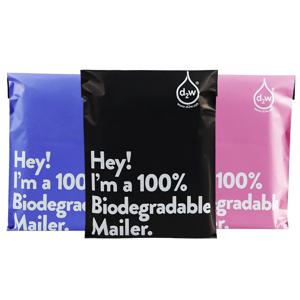 생분해성 배송 가방, 친환경 포장 봉투가 포함된 50개 퇴비화 가능 폴리 메일러 용품 우편 봉투