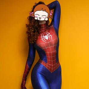 여자 여자 PS4 게임 스파이더 맨 슈퍼 히어로 코스프레 의상 할로윈 바디 슈트 젠타이 양복 성인 점프 슈트