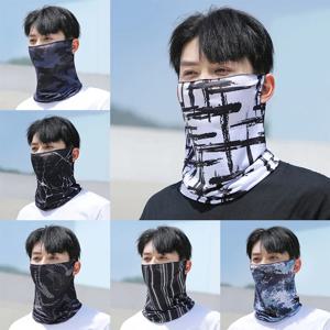남성 여성 여름 얼굴 목 UV 보호 귀 스카프 힙합 야외 스포츠 사이클링 두건 스카프 패션 펑크 선 스크린 마스크