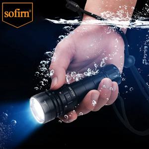 Sofirn SD05 스쿠버 다이빙 라이트 XHP50.2 자기 스위치가 있는 슈퍼 브라이트 3000lm 21700 다이빙 손전등 5000K 6500K