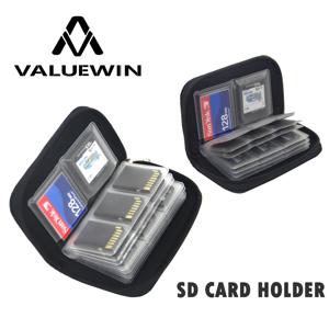 CF/SD/Micro SD/SDHC/MS/DS 게임 액세서리 메모리 카드 상자 용 메모리 카드 보관 가방 운반 케이스 홀더 지갑 22 슬롯