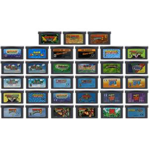 GBA 비디오 게임 카트리지 32비트 게임 카드 Donkeyy Kong Marioo Warioo 시리즈
