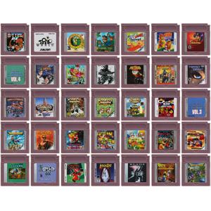 GBC 비디오 게임 카트리지 16 비트 게임 카드 모험 섬 드래곤 워리어 듀크 Nukem 메탈 기어 솔리드 메트로이드 II DX Shantae