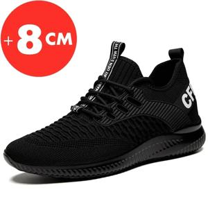 새로운 2024 운동화 남자 엘리베이터 신발 높이 증가 신발 남성용 Insoles 8CM 스포츠 높이 신발 키가 큰 신발 39-43