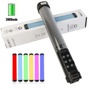 미니 핸드 헬드 LED RGB 라이트 스틱 자석 사진 조명 2700-7500K 사진 채우기 라이트 램프 비디오 Vlog YouTube