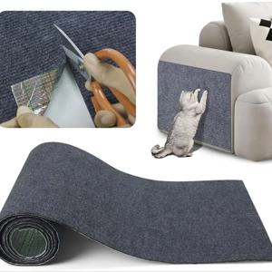 Trimmable 고양이 긁는 매트 고양이 Scratcher 소파 테이프 긁는 포스트 자체 접착 카펫 고양이 스크래치 보드 고양이 액세서리