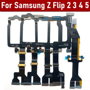 메인 보드 마더 보드 커넥터 삼성 Z 플립 용 LCD 플렉스 케이블 리본 교체 부품 2 3 4 5 F1707B F711 F721 F731 F700