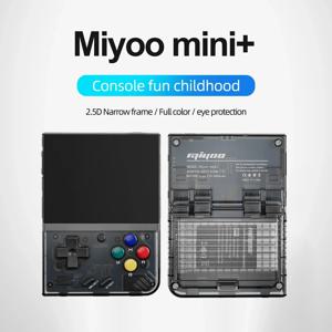 MIYOO 미니 플러스 휴대용 복고풍 휴대용 게임 콘솔 V2 미니 + 3.5 인치 IPS 화면 클래식 비디오 게임 콘솔 리눅스 시스템 선물