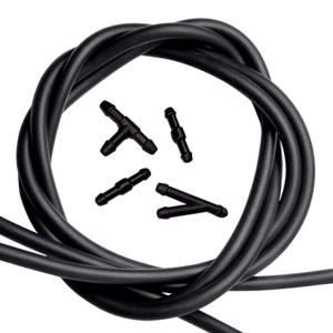 앞 창문 헤드라이트 펌프 자동차 부품에 적합한 T Y 직접 헤드가 있는 범용 2미터 앞유리 와셔 노즐 호스