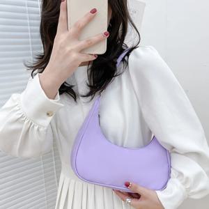 여성 가방 겨드랑이 숄더 백 작은 어깨 지갑 나일론 겨드랑이 가방 클러치 여성 호보스 여름 간단한 핸드백 Bolso Feminina