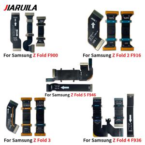 삼성 Z Fold 2 3 4 5 F916 F936 F946 F900 메인 보드 LCD 커넥터 로터리 샤프트 플렉스 케이블 용 새 스핀 축 플렉스 힌지 케이블