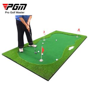 PGM 실내 골프 퍼팅 그린 100x300cm 실내 실외 훈련 퍼터 매트 연습 퍼팅 그린 가정용 GL006