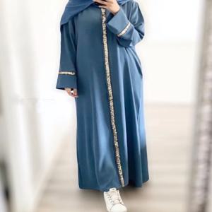 Eid 무슬림 원피스 여성용 라마단, 잘라비야 파티 롱 드레스, 아바야 롱 로브, 모로코 두바이 아바야스 카프탄 이슬람 베스티도스 라르고스