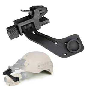BOOIU 전술 MICH FAST 헬멧 마운트 J 암 NVG PVS-14 PVS-7 단안 야간 투시경 J 암 마운트 어댑터 헬멧 액세서리
