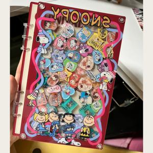 스누피 쉐이크 아크릴 노트 분리형 만화 관심 Diy 메모장 깜짝 친구 선물 학생 문구 도매