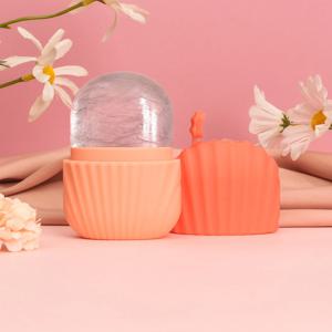 얼굴 및 눈용 실리콘 아이스 롤러 마사지기, 자연스러운 피부 관리, 눈 주머니 냉각 및 제거, 재사용 및 진정, 1 개