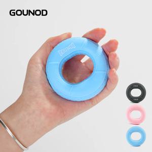1PC GOUNOD 핸드 그립 강화제 핸드 핑거 엑서사이즈 팔뚝 링 핸드 엑서사이즈 실리콘 스퀴저 그리퍼 핑거 피지컬