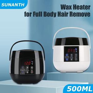 제모 용 500ml 왁스 히터 기계 왁스 용융 제모 제 모기 기계 왁싱 키트 파라핀 히터 왁스 따뜻한 기계