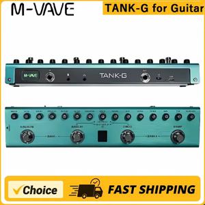 M-VAVE 탱크 G 기타 멀티 이펙트 페달, 충전식 36 프리셋, 프리앰프 슬롯 9 개, IR 캡 슬롯 8 개, 3 변조, 지연, 리버브 효과