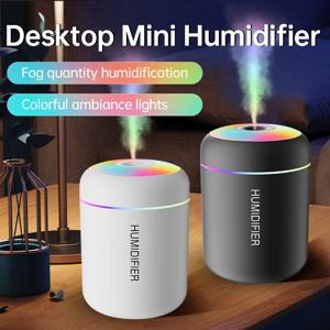 미니 야간 조명 USB 전기 180ML 아로마 디퓨저 오일 정수기 공기 가습기 자동차 홈 침실 조명