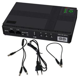 Wifi 라우터 모뎀 CCTV 카메라 홈용 미니 휴대용 UPS DC 배터리 백업 8800mah 미니 업