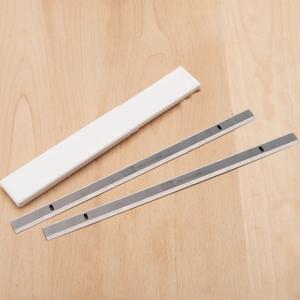1 쌍 319mm HSS 두께 목재 대패 블레이드 나이프 319x18.2x3.2mm Ryobi ETP1531AK JET JWP-12 GMC MA1931 Corvette 21 용 양날