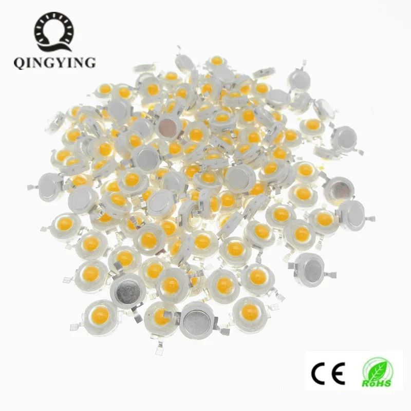 10pcs 1W 3W LED COB 램프 칩 33mil 45mil Epistar 따뜻한 흰색 차가운 흰색 빨간색 녹색 파란색 노란색 스포트라이트에 대 한 LED 다이오드 성장