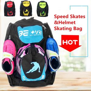 오리지널 BE + VE는 인라인 스피드 스케이트 신발 컨테이너 스피드 patines 야외 헬멧 스케이트 가방 배낭 지원 4X110mm를 넘어서