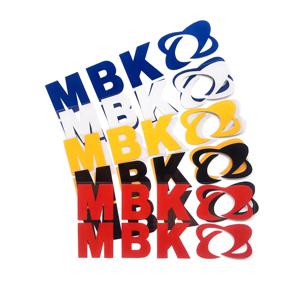 2 개/대 오토바이 수리 스티커 개인화 된 오토바이 MBK 로고 MBK 오토바이에 대 한 장식 반사 전사 술