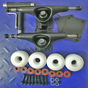새로운 도착 스케이트 보드 바퀴 95A 더블 로커 스케이트 휠 52mm * 32mm 5 인치 스케이트 보드 트럭 고속 사일런트 베어링