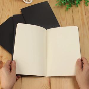A5 노트 76 페이지 빈 백서 일일 쓰기 플래너 저널 메모장 그리기 그림 스케치북
