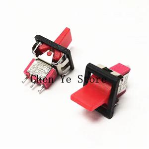 무료 배송 10PCS 100% NEW SH T80-R 시리즈 R8016A 3Pin Momentary MOM-OFF-MOM 셀프 리턴 SPDT 미니 로커 및 패들 스위치