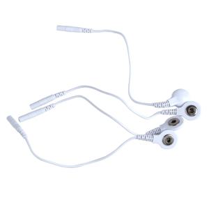 표준 전극 리드 와이어 케이블 전극 와이어 DC 헤드 2mm 스냅 3.5mm 플러그 Tens/Ems 마사지 치료 전극 장갑