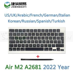 새로운 2022 년 M2 노트북 A2681 키 키 캡 MacBook Air Retina M2 13.6 