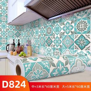 주방 욕실 바닥 스티커 벽 종이 Papel De Parede 3d 배경 화면 벽 자체 접착 벽지