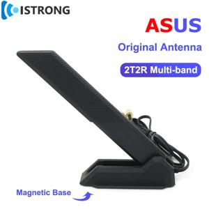 기존 ASUS WiFi6e 마더 보드 안테나 GIGABYTE MSI ASRock PCI-E 네트워크 카드 용 2.4G/5G/6G 2T2R 다중 대역 자기 안테나
