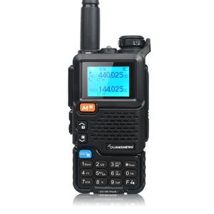 Quansheng UV-5R PLUS 워키토키, 50-600MHz, 풀 밴드 크로스 밴드, NoAA DTMF 스크램블러, 주파수 복사, 2200mAh 에어 밴드 라디오