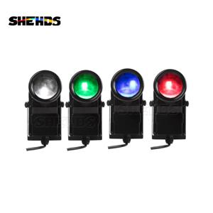 1/2pcs SHEHDS 미니 10W 스포트 라이트 RGBW DMX 조명 디스코 파티 DJ 웨딩 나이트 클럽 라이트 디밍 혼합 컬러 워시 벽