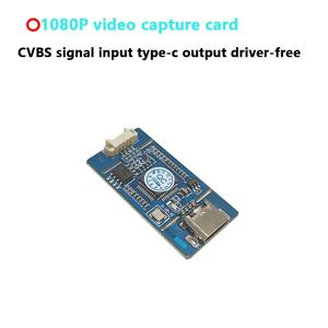 비디오 캡처 카드 CVBS to USB 캡처 AV/CVBS/S-VIDEO 신호 디지털 USB 출력 보드, 드라이버 프리 TYPE-C 출력 보드, 1080P