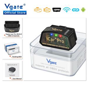 Vgate iCar Pro elm327 V2.3 OBD 2 OBD2 자동차 진단 도구 안드로이드/IOS BT3.0 용 WIFI 블루투스 4.0 안드로이드 ODB2 자동차 스캐너 용