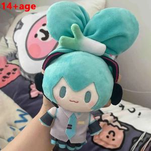 15cm 하츠네 미쿠 카와이 Q 버전 그림 인형 애니메이션 주변 장치 키 체인 가방 펜던트 장난감 컬렉션 모델 장식 장난감 선물