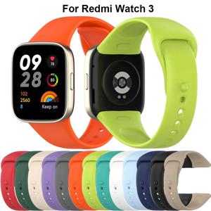 Redmi Watch 3 용 WatchBand 스트랩 Xiaomi Redmi3 액세서리 벨트 Correa 용 기존 SmartWatch 밴드 실리콘 팔찌 팔찌