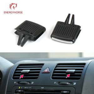 1pc 자동차 앞 대시 A/C 에어 컨디셔닝 환기구 VW Jetta A5 MK5 골프 5 GTI R32 Rabbit 2006-2011 용 클립 조정