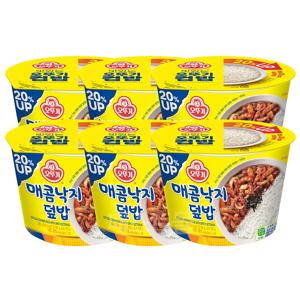오뚜기컵밥 매콤낙지덮밥 280g 6개