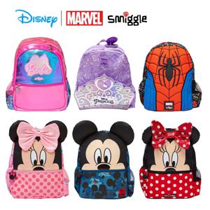 Smiggle Barbie 까마귀 배낭 어린이 배낭 디즈니 미키 마우스 Schoolbag 연필 케이스 3-6 세 핫 판매 점심 가방